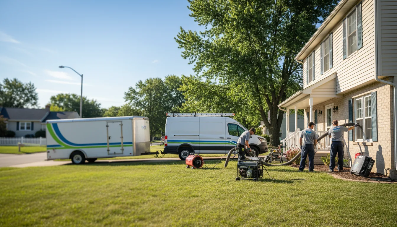 Flooded Basement Restoration And Cleanup With Repair in Morrisonville, NY near me